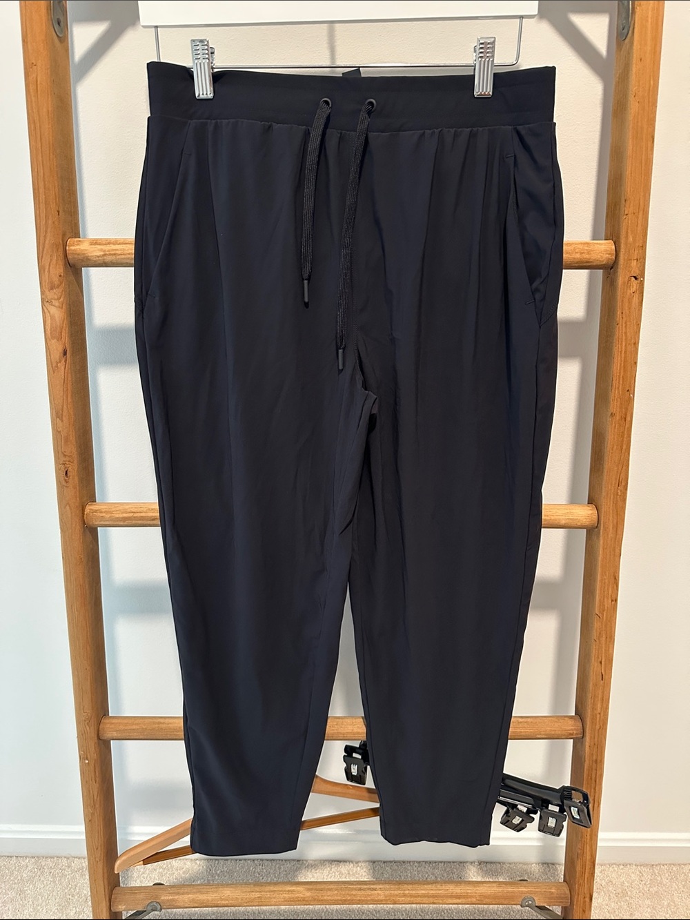 Kirkland women’s travel pants Black Drawstring Joggers - Casual Stretch Comfort